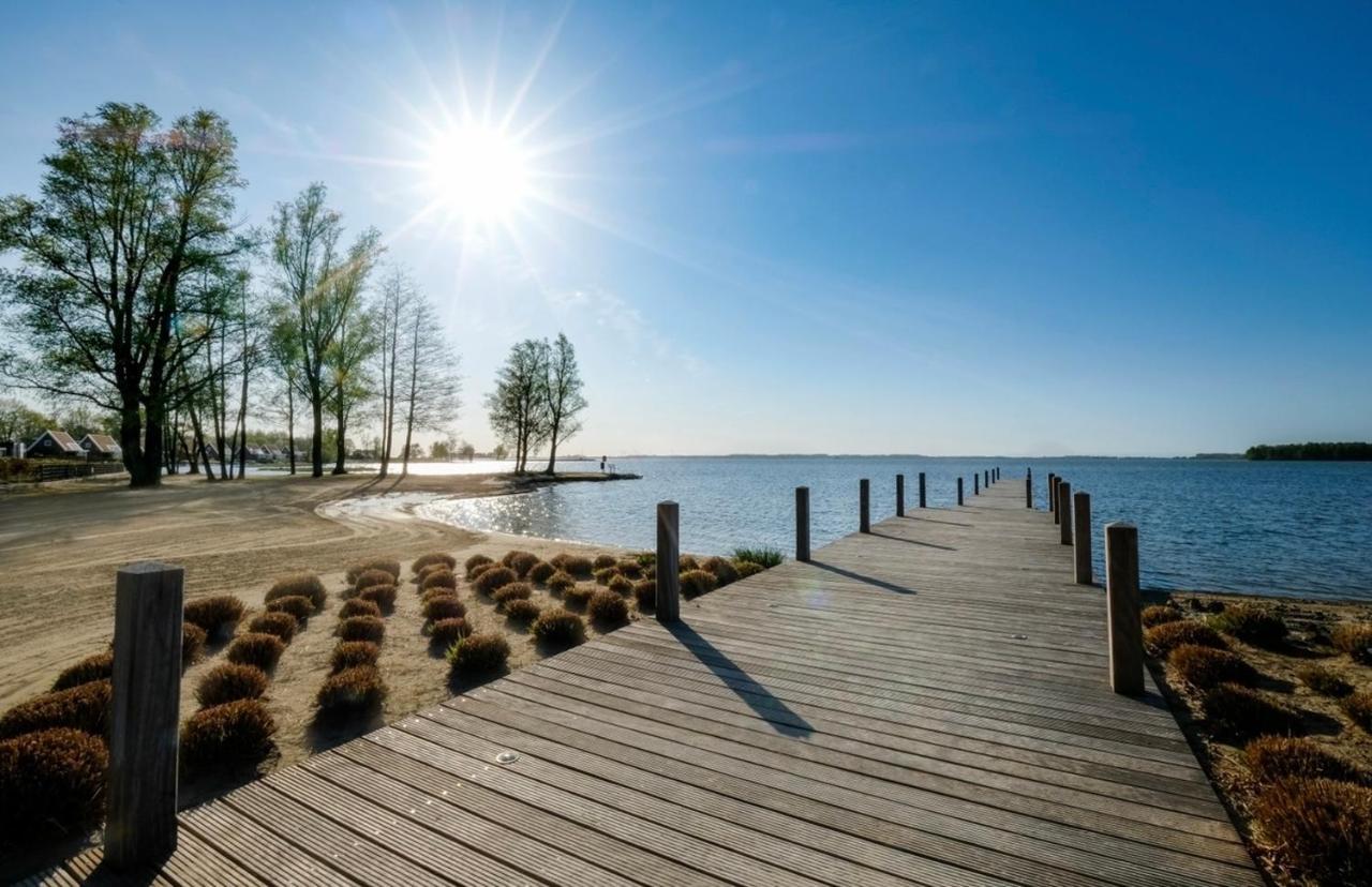 Luxus Cube Meerblick Veluwemeer Am Strand In Erster Reihe Hulshorst Exterior foto